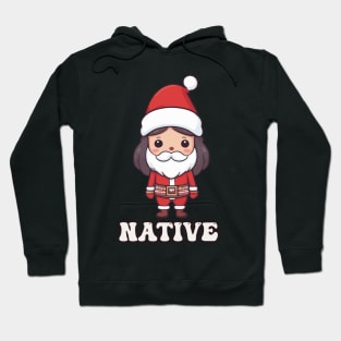 Cute Native American Indian Christmas Hoodie